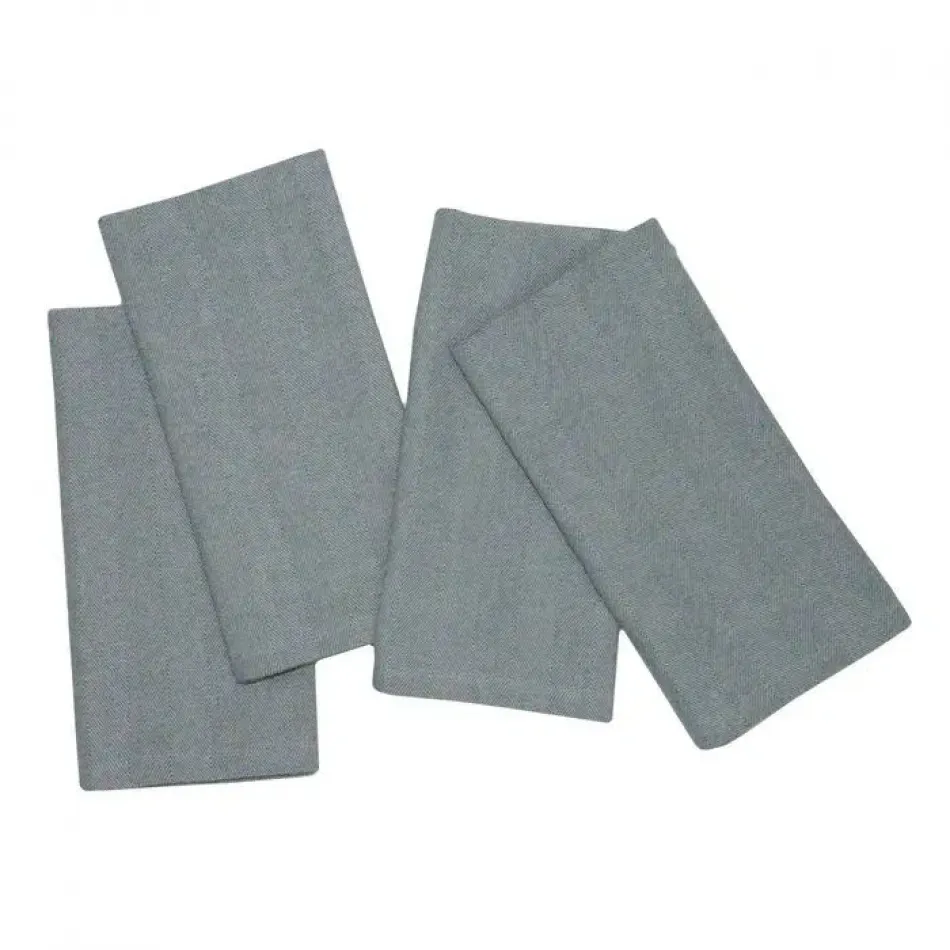 Chevroni Grey Set of 4 Napkins 22"x23"