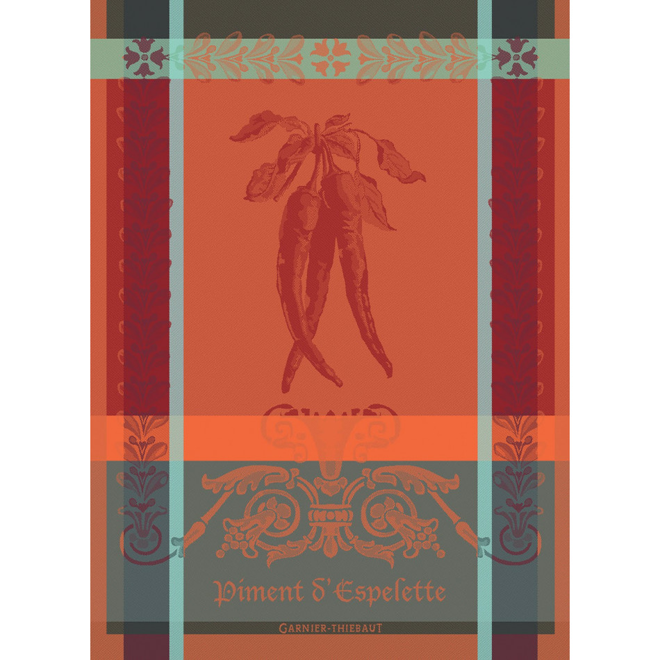 Piment D'Espelette Epices Kitchen Towel 22" x 30"