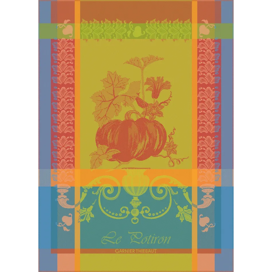 Le Potiron Epice 100% Cotton Jacquard Kitchen Towel 22"x31"