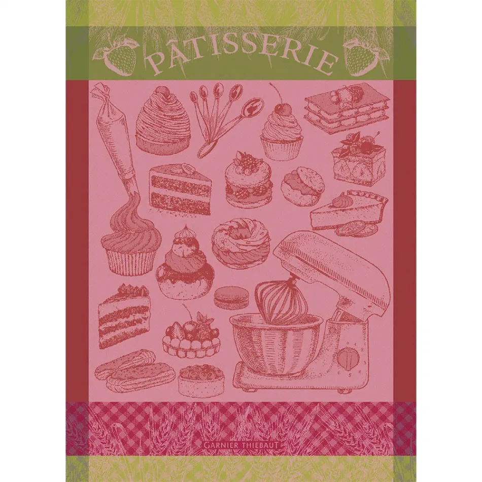 La Patisserie Rose Kitchen Towel 22"x31"