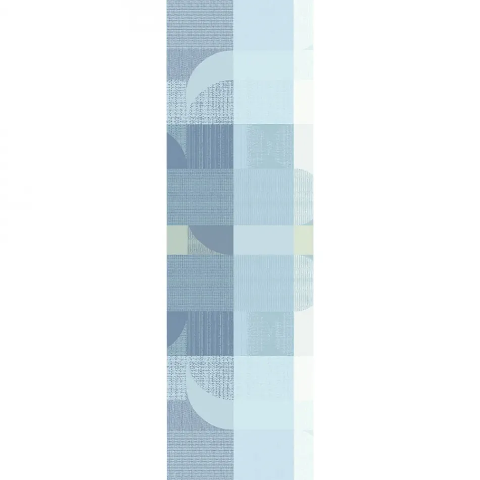 Mille Textures Bleu Tablerunner 22"x71"