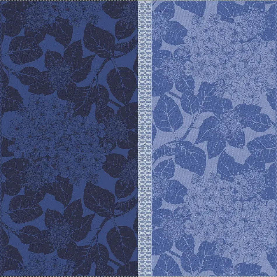 Hortensias Bleu Organic Cotton Napkin 22" x 22"