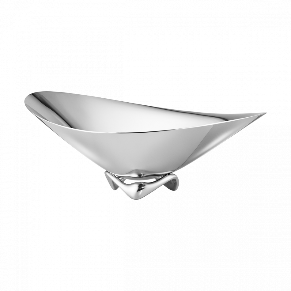 Henning Koppel Hk Wave Bowl Stainless Steel 12.2 In