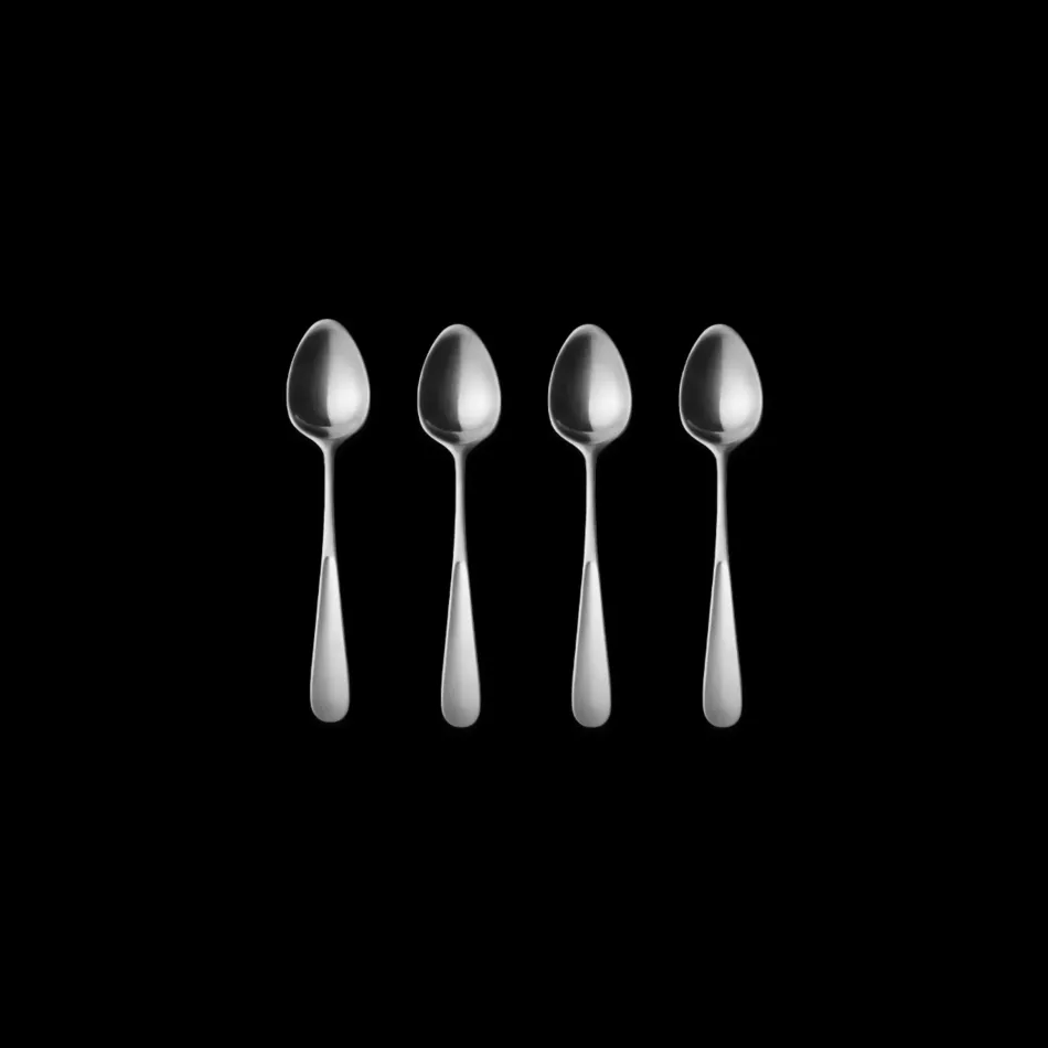 Vivianna Matte Stainless Steel Coffee Spoon Giftbox 4 pcs
