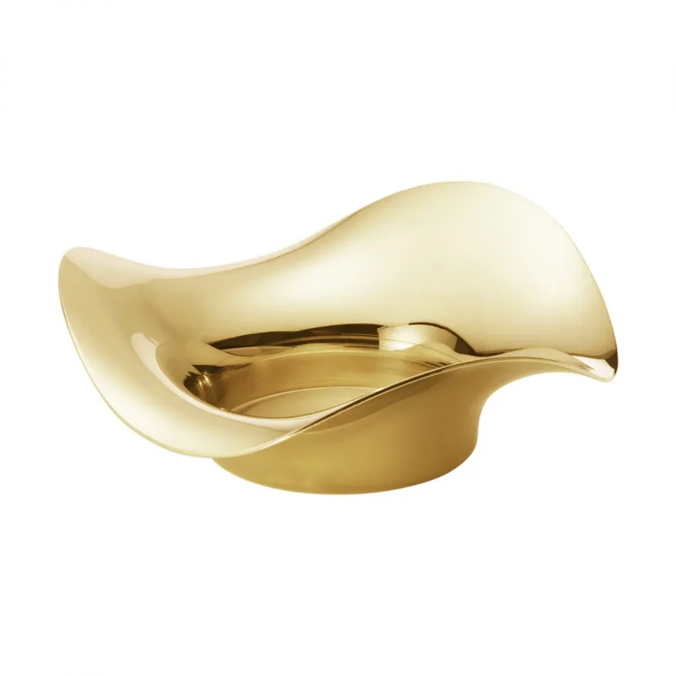 Cobra Pillar Candleholder Stainless Steel Gold Pvd