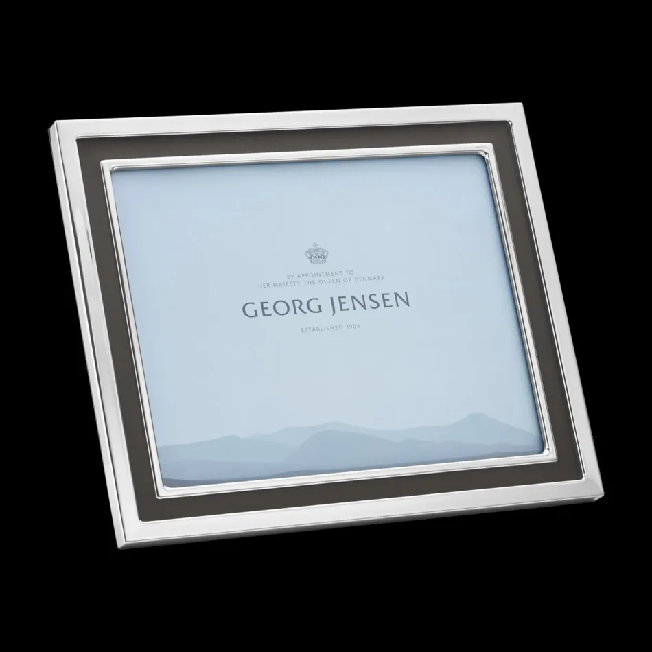 Manhattan Upcycled Leather Stainless Steel Picture Frame