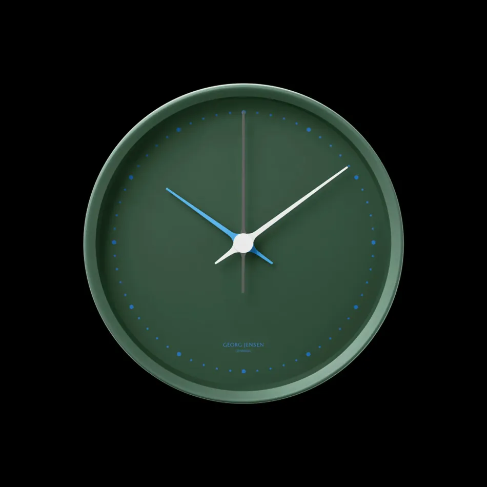 Henning Koppel Green Matte Wall Clock 22cm