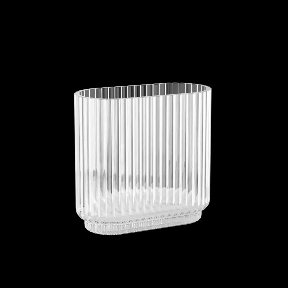 Bernadotte Oval Vase Glass