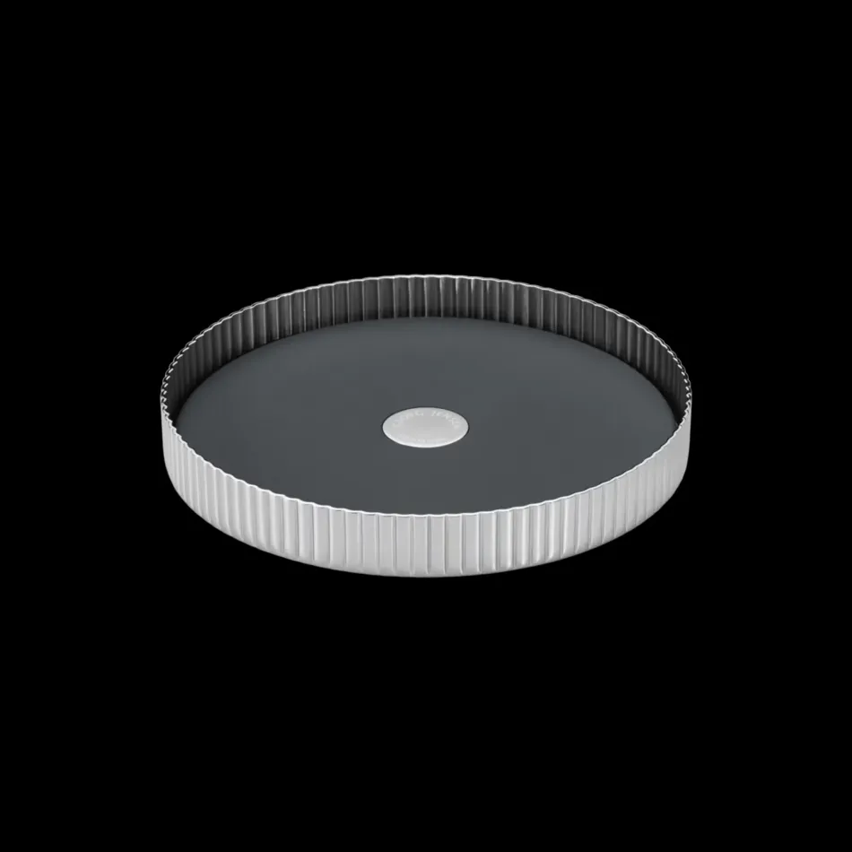 Bernadotte Mirror Polished Stainless Steel Silicone Wine Coaster