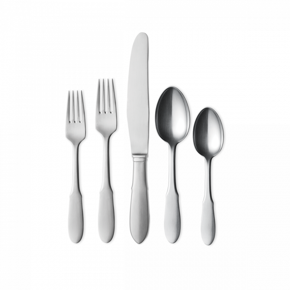 Mitra Matte Stainless 5-pc Setting (2,3,11,22,31)