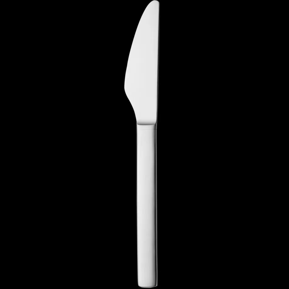 New York Matte Stainless Steel Dinner Knife Long Handle