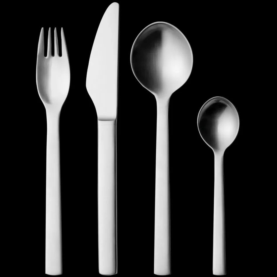 New York Matte Stainless Steel 4 pcs. set (011, 012, 017, 033)