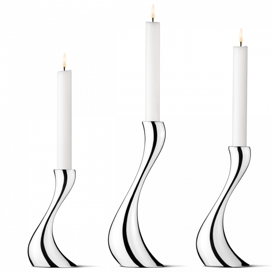 Cobra Candleholder Set  Of Three