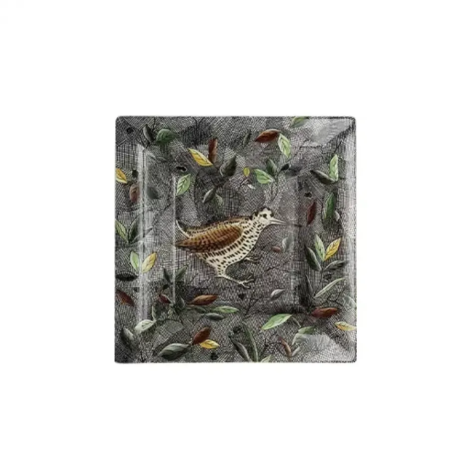 Rambouillet Woodcock Square Candy Tray Extra Large