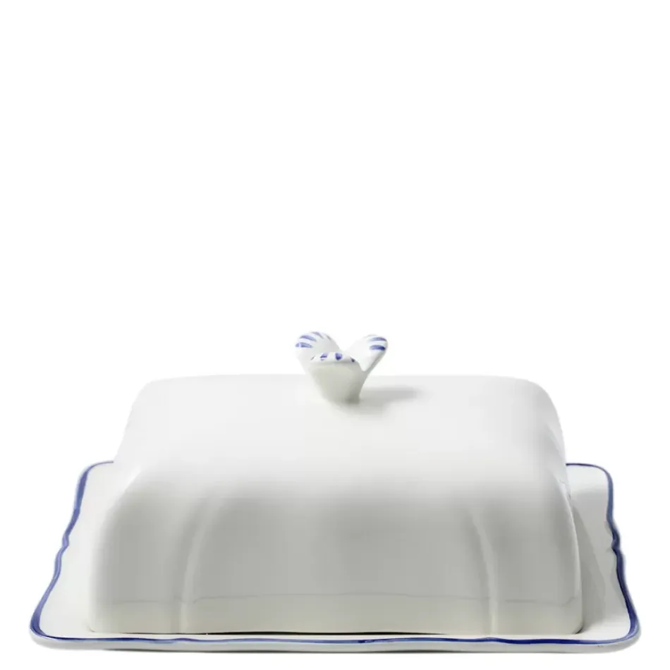 Filet Bleu Butter Dish 7" x 5 5/16" - 3" H