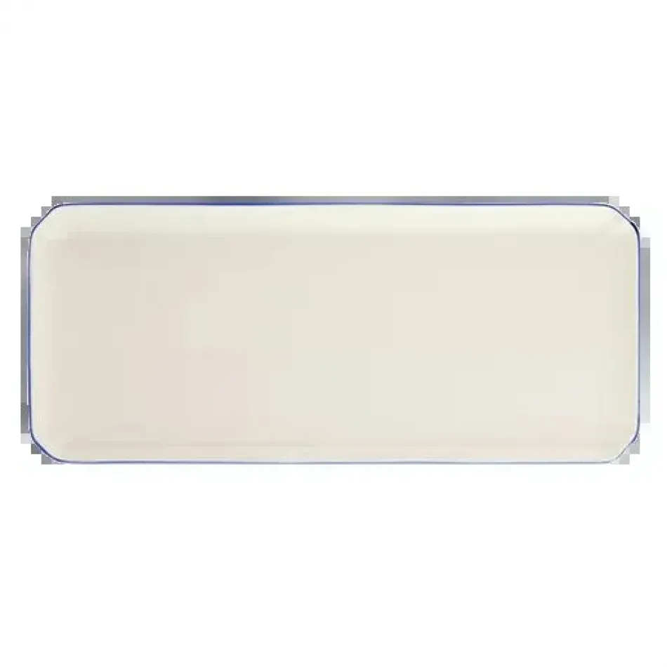 Filet Bleu Oblong Serving Tray 14 3/16 X 6 1/8"