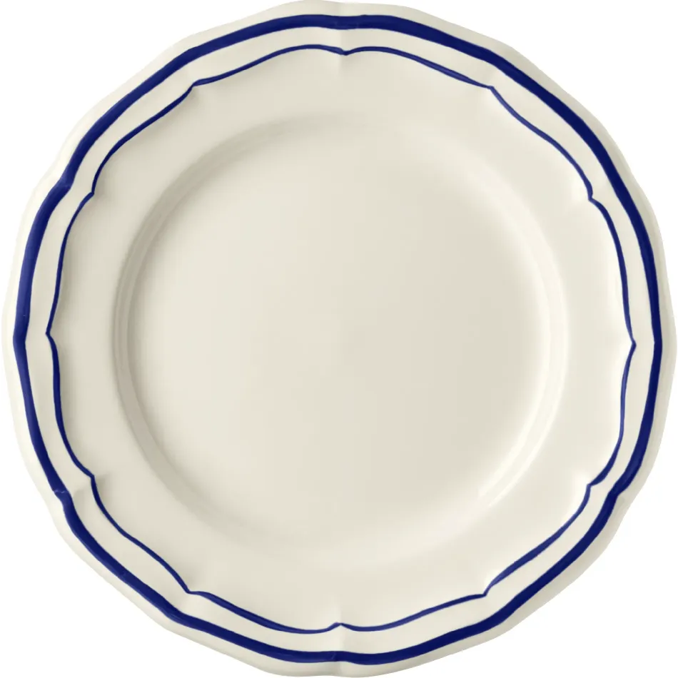 Filet Cobalt Canape Plate 6 1/2" Dia