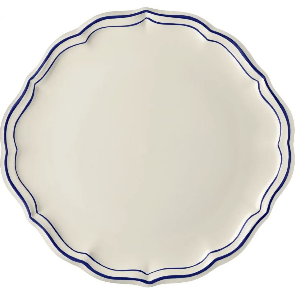 Filet Cobalt Cake Platter 12 1/2" Dia