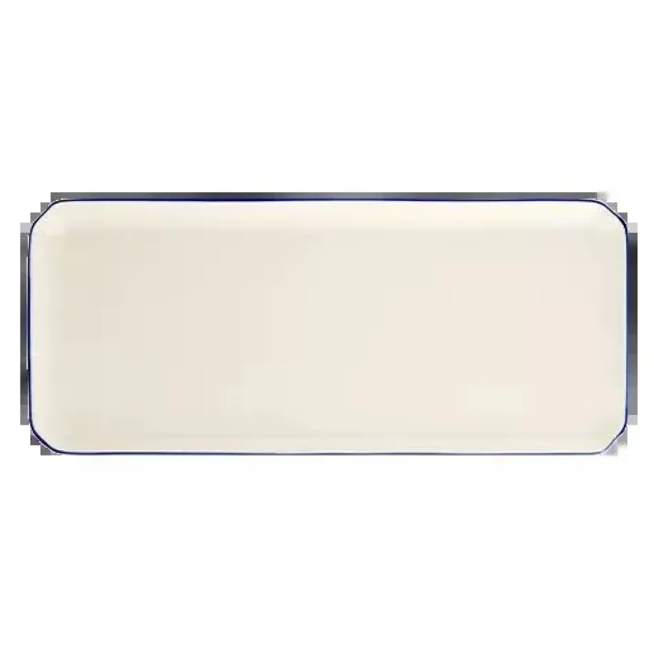 Filet Cobalt Oblong Serving Tray 14 3/16 X 6 1/8"