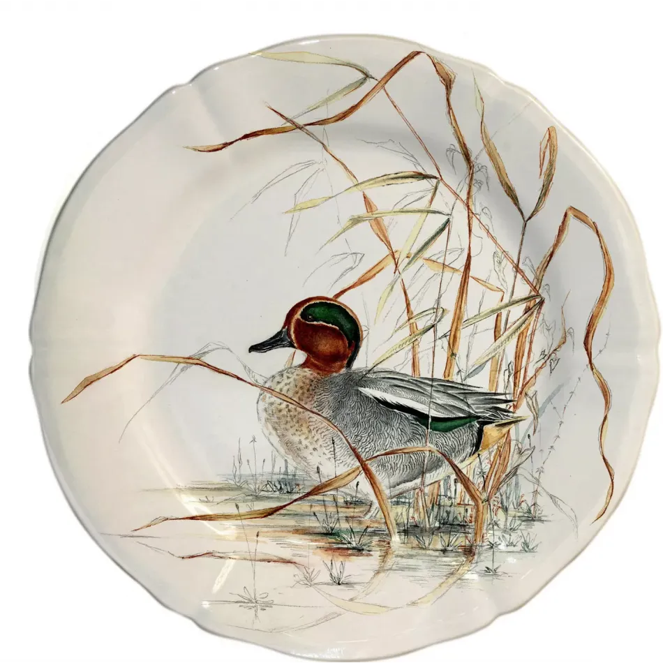 Sologne Dessert Plate Duck 9 1/4" Dia