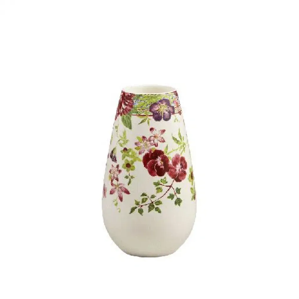 Millefleurs Contour Vase, Medium 8 1/4" H, 4 5/8" Dia