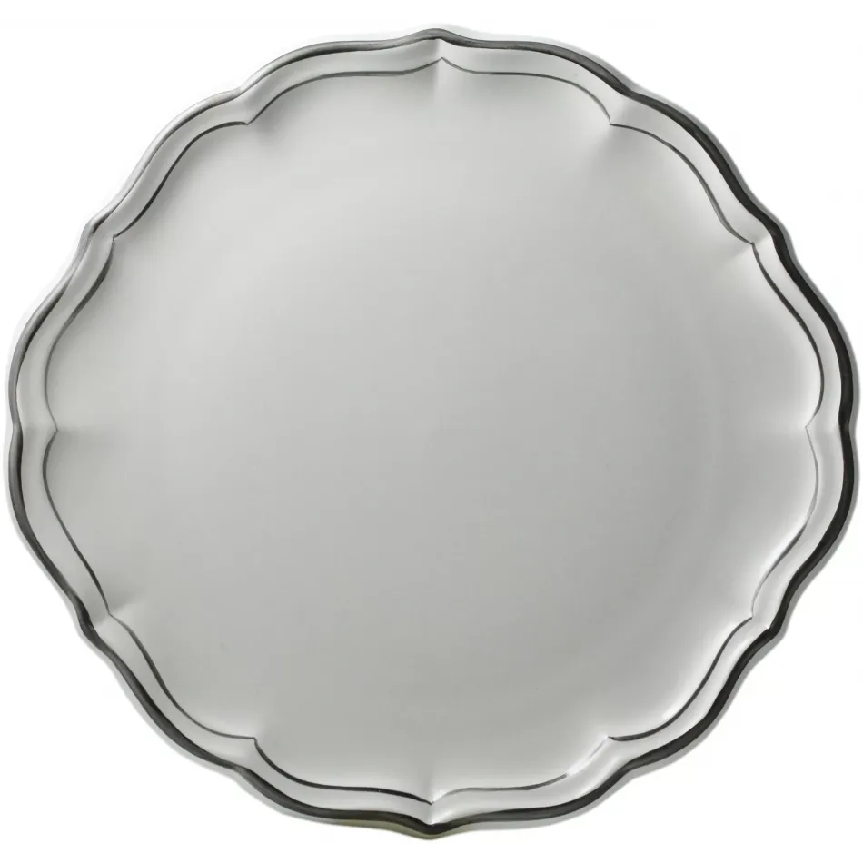 Filet Taupe Cake Platter 12 1/2" Dia