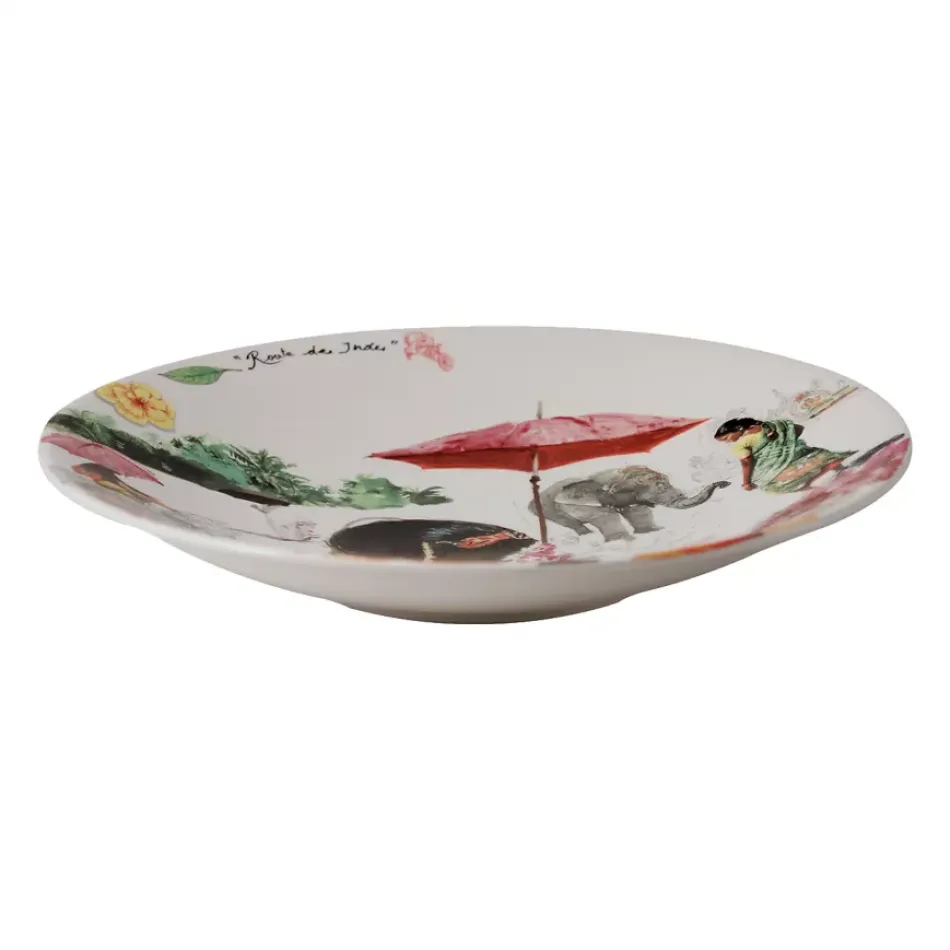 Route Des Indes Pasta/Fruit Bowl 12 3/16" Dia - 46 2/3 Oz