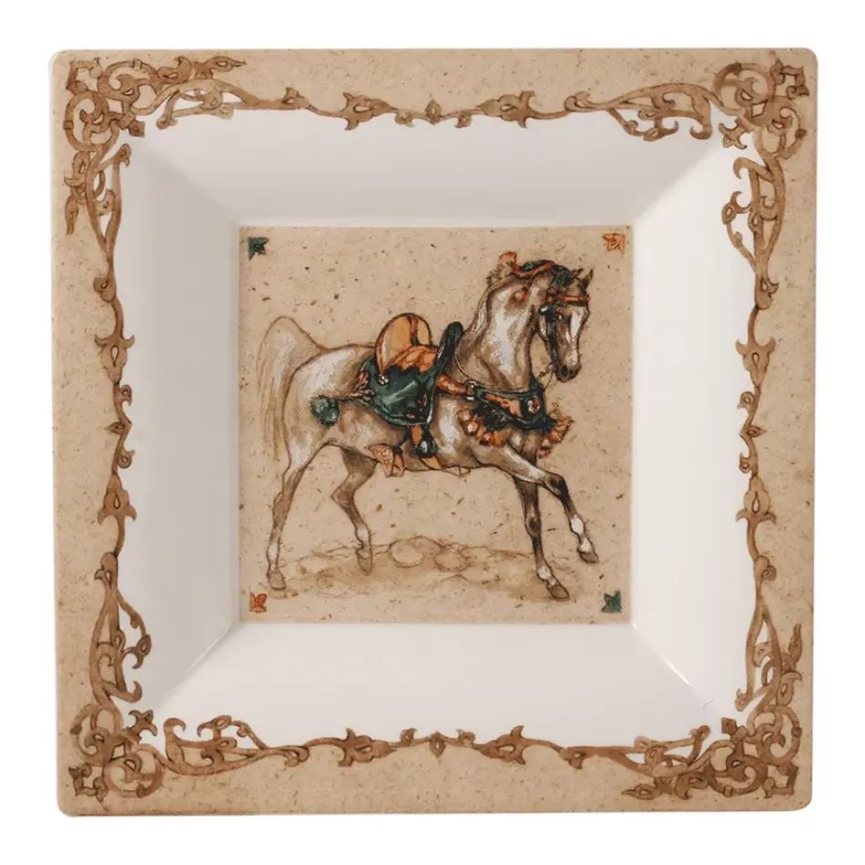 Chevaux Du Vent Square Candy Tray XL 8 3/4" Sq