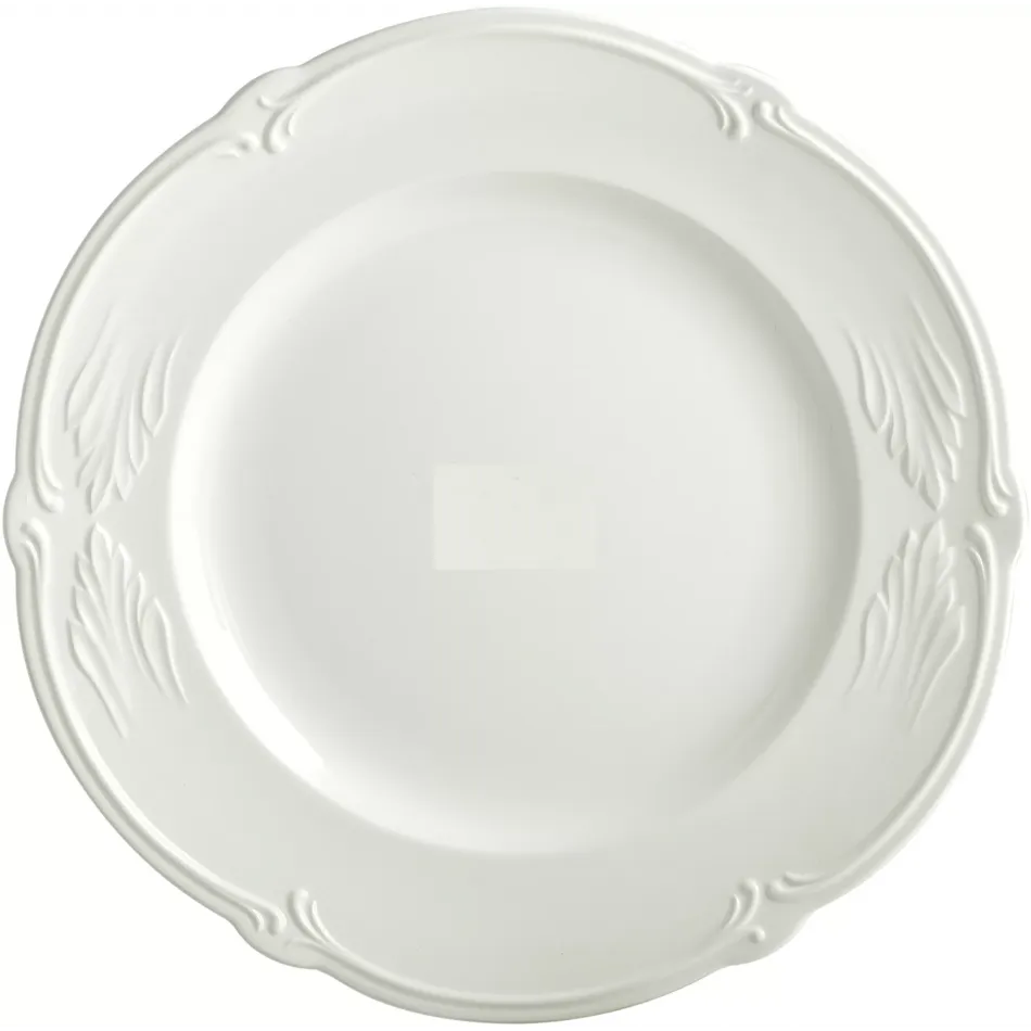 Rocaille Blanc Charger 8 11/16" Dia