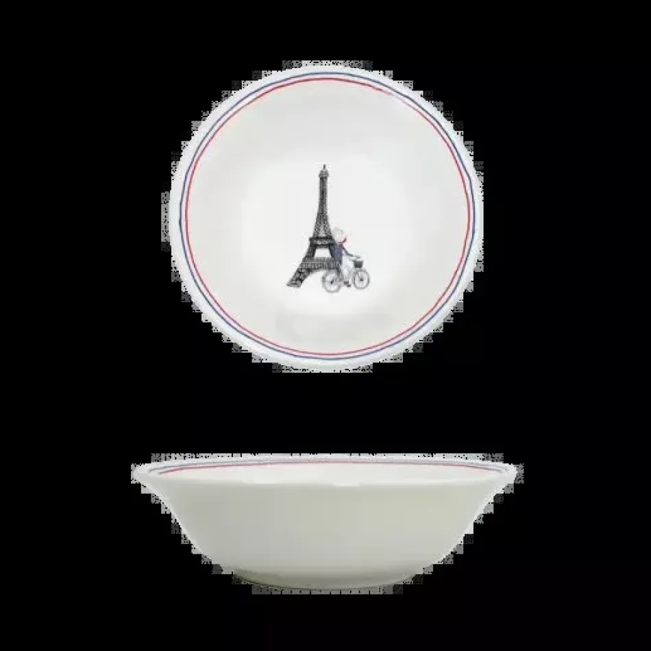 Ca C'Est Paris ! Us Cereal Bowls 6 1/2" dia - 10 13/16 oz