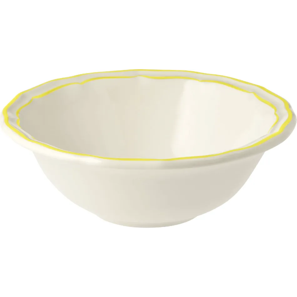 Filet Citron Set Of 2 Cereal Bowls XL 7" Dia - 10 Oz - H 2 1/2 "