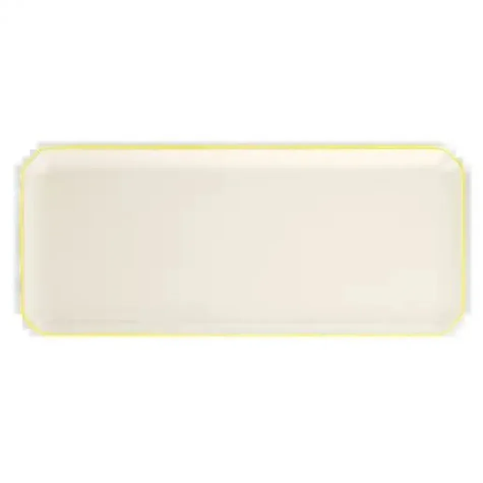 Filet Citron Oblong Serving Tray 14 3/16 X 6 1/8"