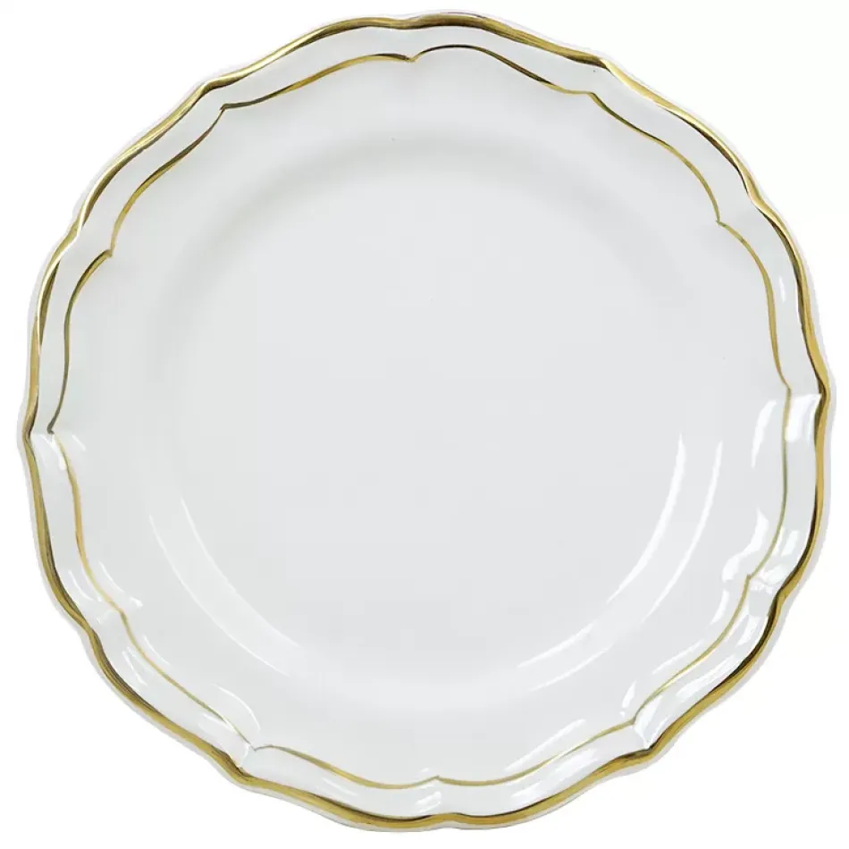 Filet Gold Dessert Plate 9 1/8 " Dia