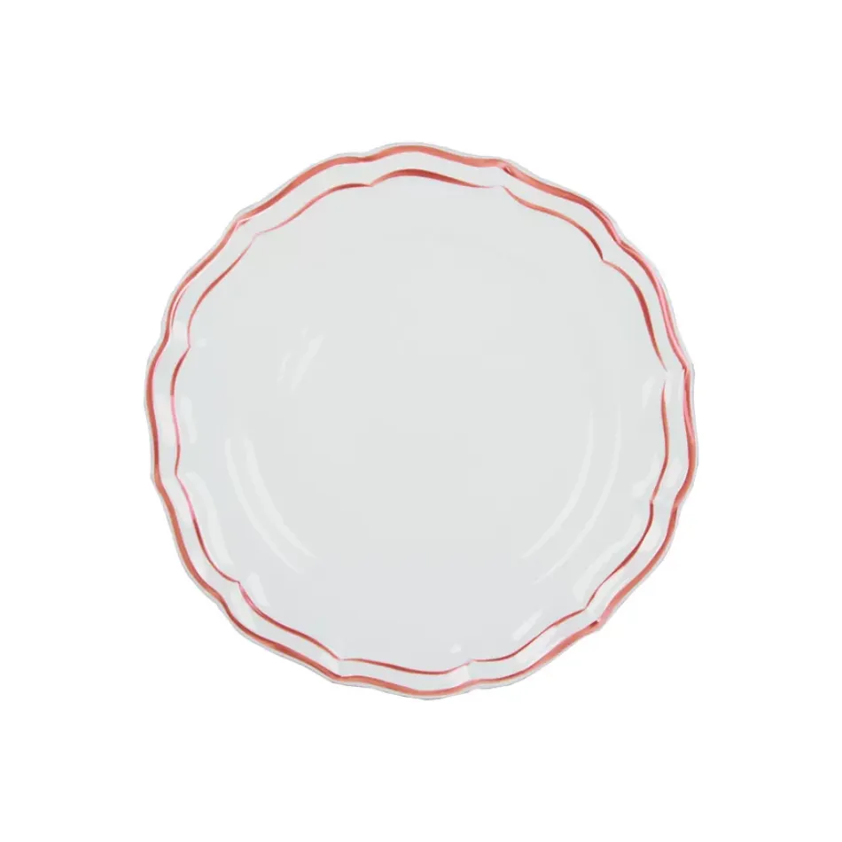 Filet Coral Canape Plate 6 1/2" Dia