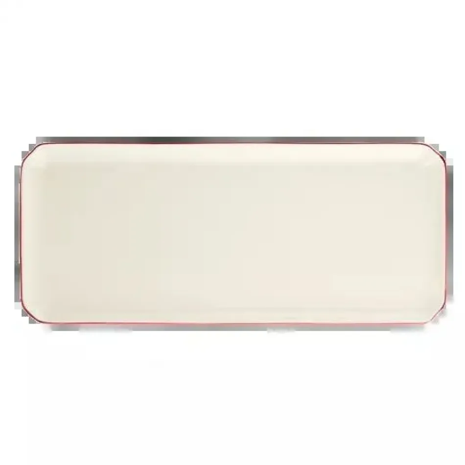 Filet Corail Oblong Serving Tray 14 3/16 X 6 1/8"