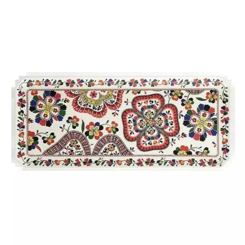Chance Folle Oblong Serving Tray 14 3/16 X 6 1/8"