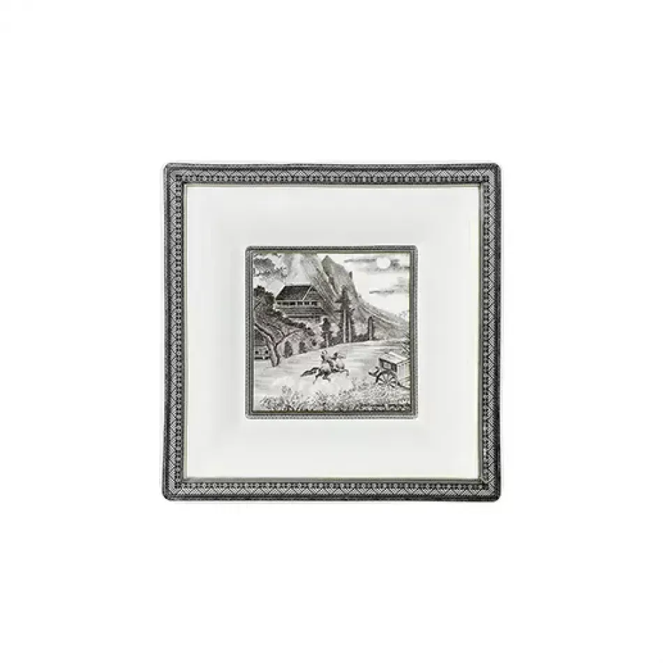 Le Cavalier Des Steppes Square Candy Tray Large 6 11/16" square
