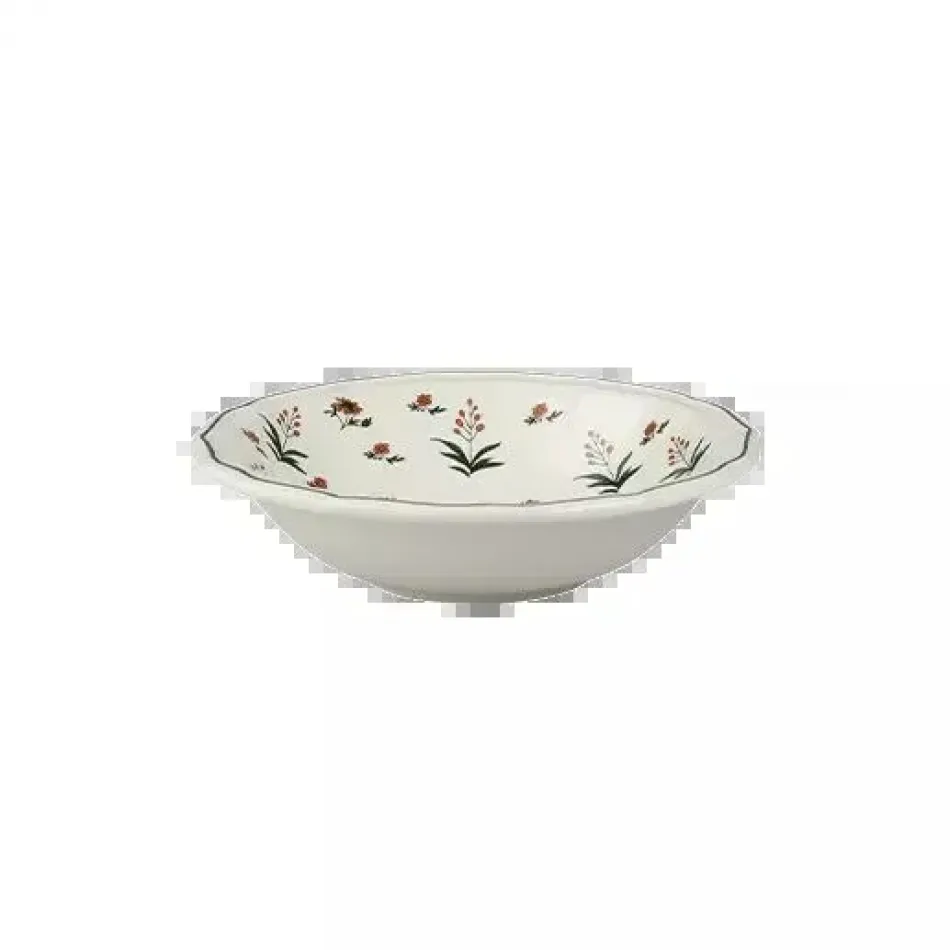 Herbier Du Paradis Cereal Bowls 7" Dia - 7 2/3" Oz - H 2"