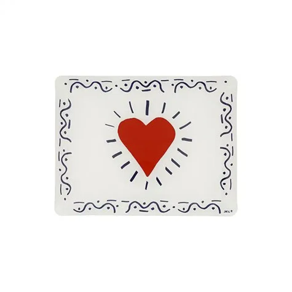 Archipel Sentimental Acrylic Serving Tray, Small 14 9/16" X 11 1/8"