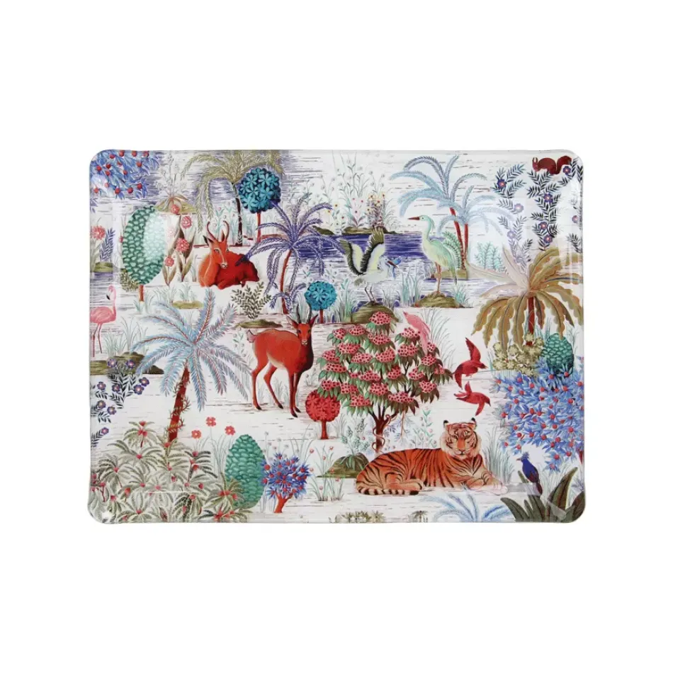 Le Jardin Du Palais Acrylic Serving Tray, Small 14 9/16" x 11 1/8"