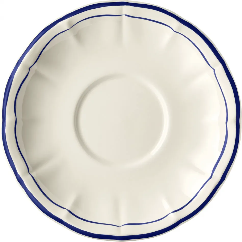 Filet Cobalt Breakfast Saucer 7" Dia