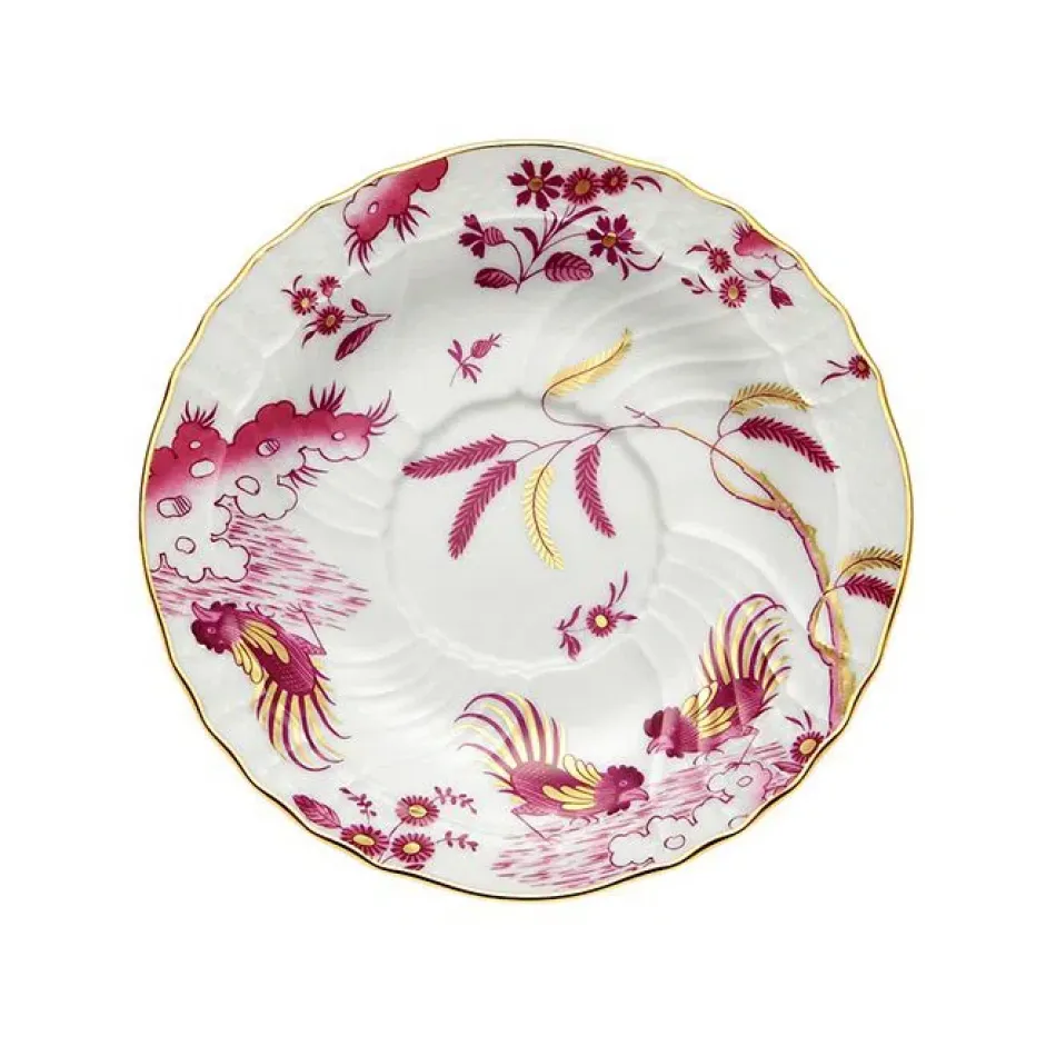 Oro Di Doccia Magenta Tea Saucer 6 in