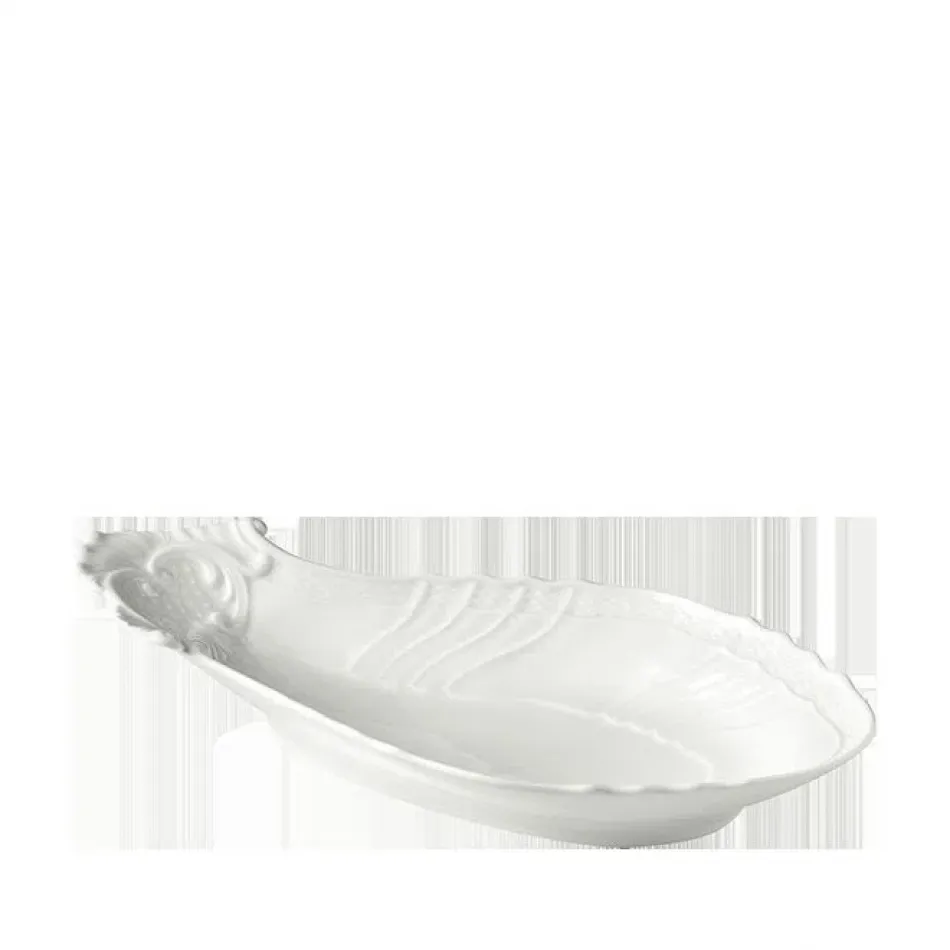 Vecchio Ginori Bianco Shell Pickle Dish 9 1/2 in