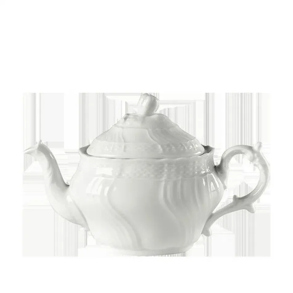 Vecchio Ginori Bianco Teapot With Cover For 2 Lt 0.31 Oz. 11