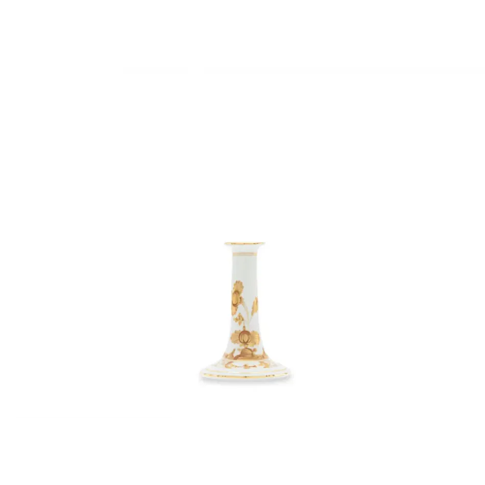 Oriente Italiano Aurum Antico Doccia Candle Holder Cm 15 In. 5,9