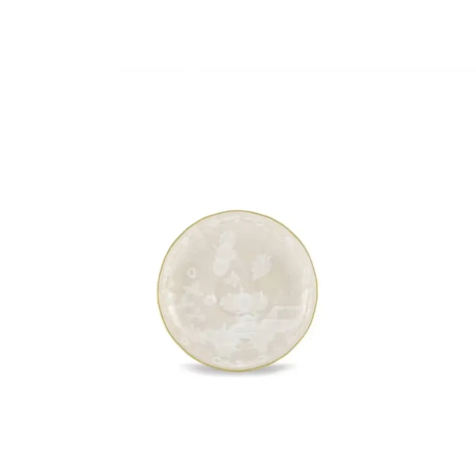 Oriente Italiano Meringa Coffee Saucer Cm 13,5 In. 5 1/4 Antico Doccia Shape