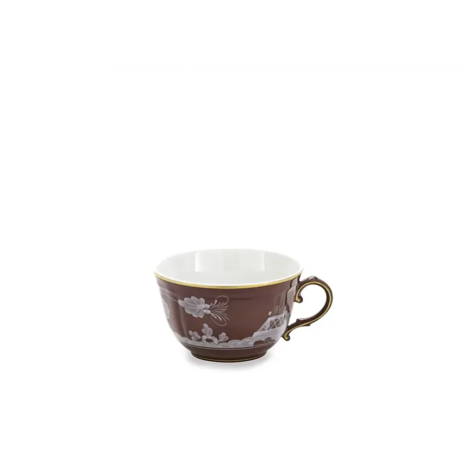 Oriente Italiano Castagna Tea Cup Cc 220 Oz. 7 3/4 Antico Doccia Shape