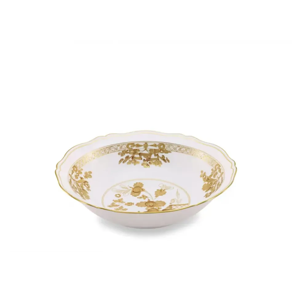 Oriente Italiano Aurum A.Doccia Round Deep Tray Cm 35 In. 13,8
