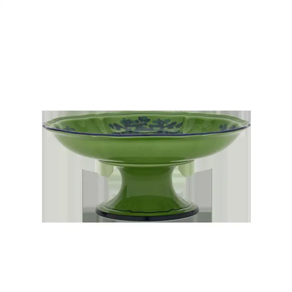 Oriente Italiano Malachite Fruit Stand Cm 22 In. 8 1/2