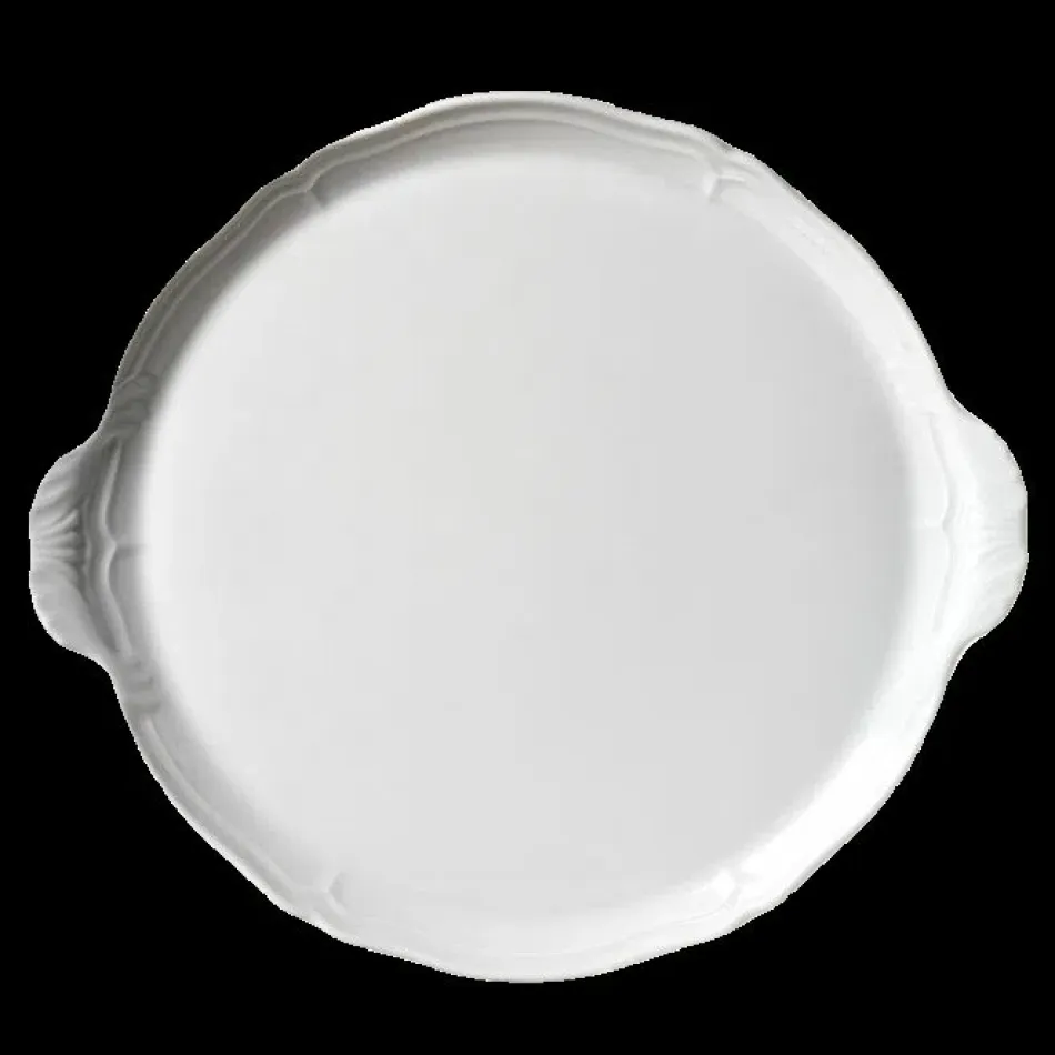 Antico Doccia Bianco Round Cake Plate 12 in